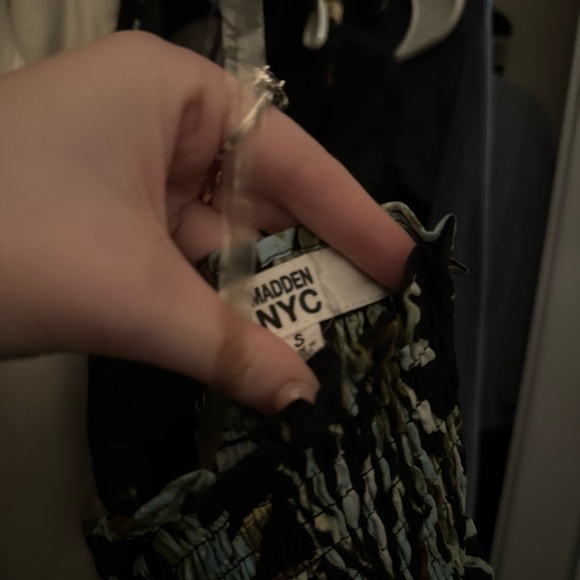 Tropical Backless Halter Dress - Picture 2 of 4